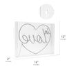 In Love Heart Neon Acrylic Box LED Sign